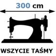 Usługa wszycia taśmy do firany o szer. 300cm