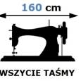 Usługa wszycia taśmy do firany o szer. 160cm