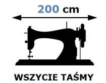 Usługa wszycia taśmy do firany o szer. 200cm