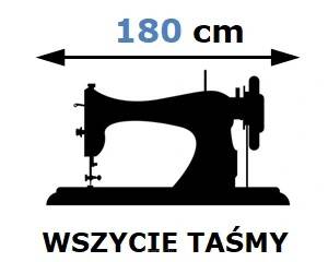 Usługa wszycia taśmy do firany o szer. 180cm