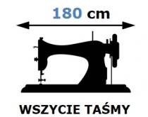 Usługa wszycia taśmy do firany o szer. 180cm