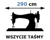 Usługa wszycia taśmy do firany o szer. 290cm