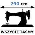 Usługa wszycia taśmy do firany o szer. 290cm