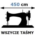 Usługa wszycia taśmy do firany o szer. 450cm