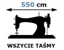 Usługa wszycia taśmy do firany o szer. 550cm